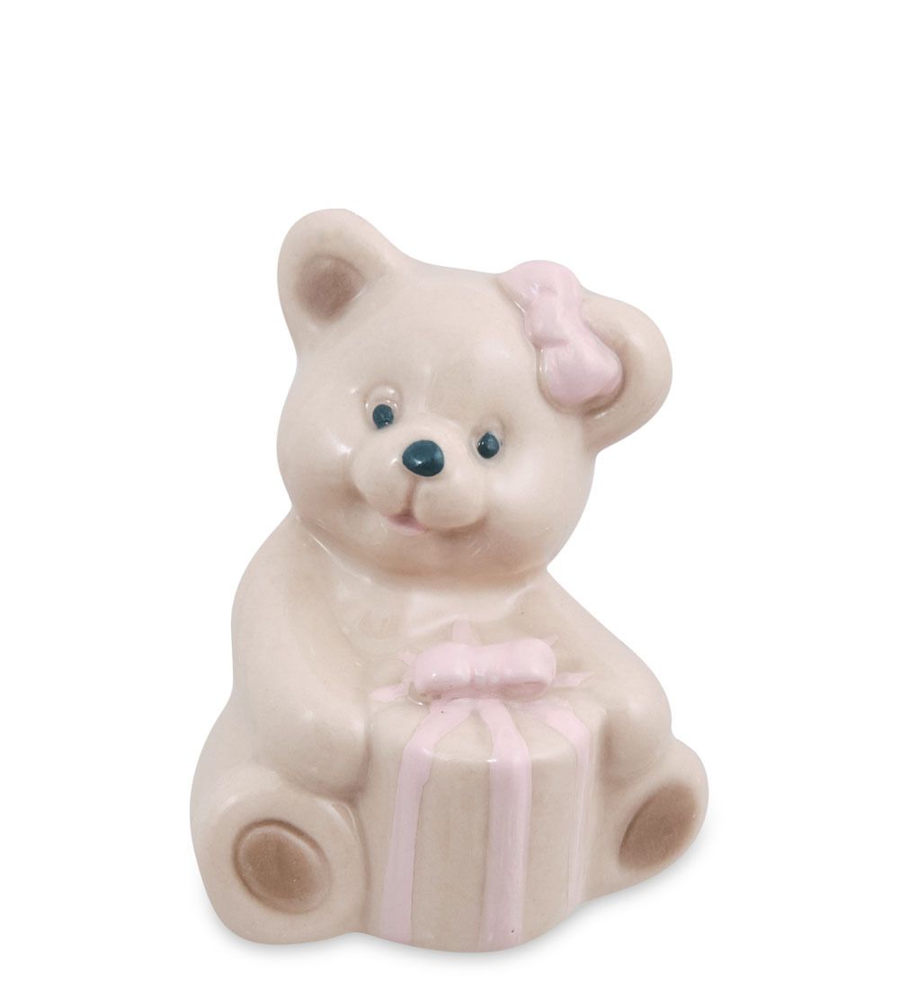 VS-474/3 Фигурка «Медвежонок с коробкой»