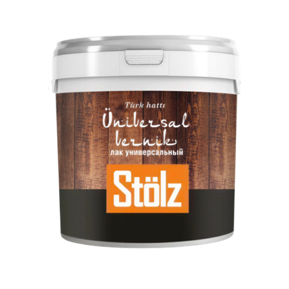 Universal Vernik - полуматовый лак на водной основе, экологичная защита для вашего дома Stolz (Турция)