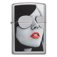 Зажигалка Zippo Golden Design с покрытием High Polish Chrome