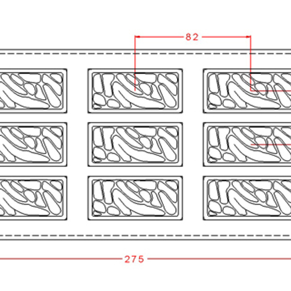 436 | Форма для шоколадных изделий (275*135 мм)