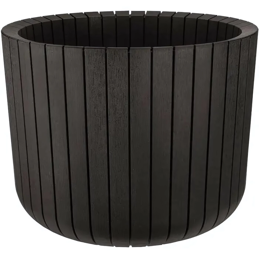 Кашпо ШАТО D380мм H300мм 29л коричневый ротанг