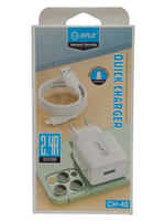 Зарядное уст-во USB+кабель для iPhone IOS QC2,4ACharger CH-40