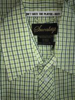 Рубашка с коротким рукавом Sneaktip Cobra зеленая