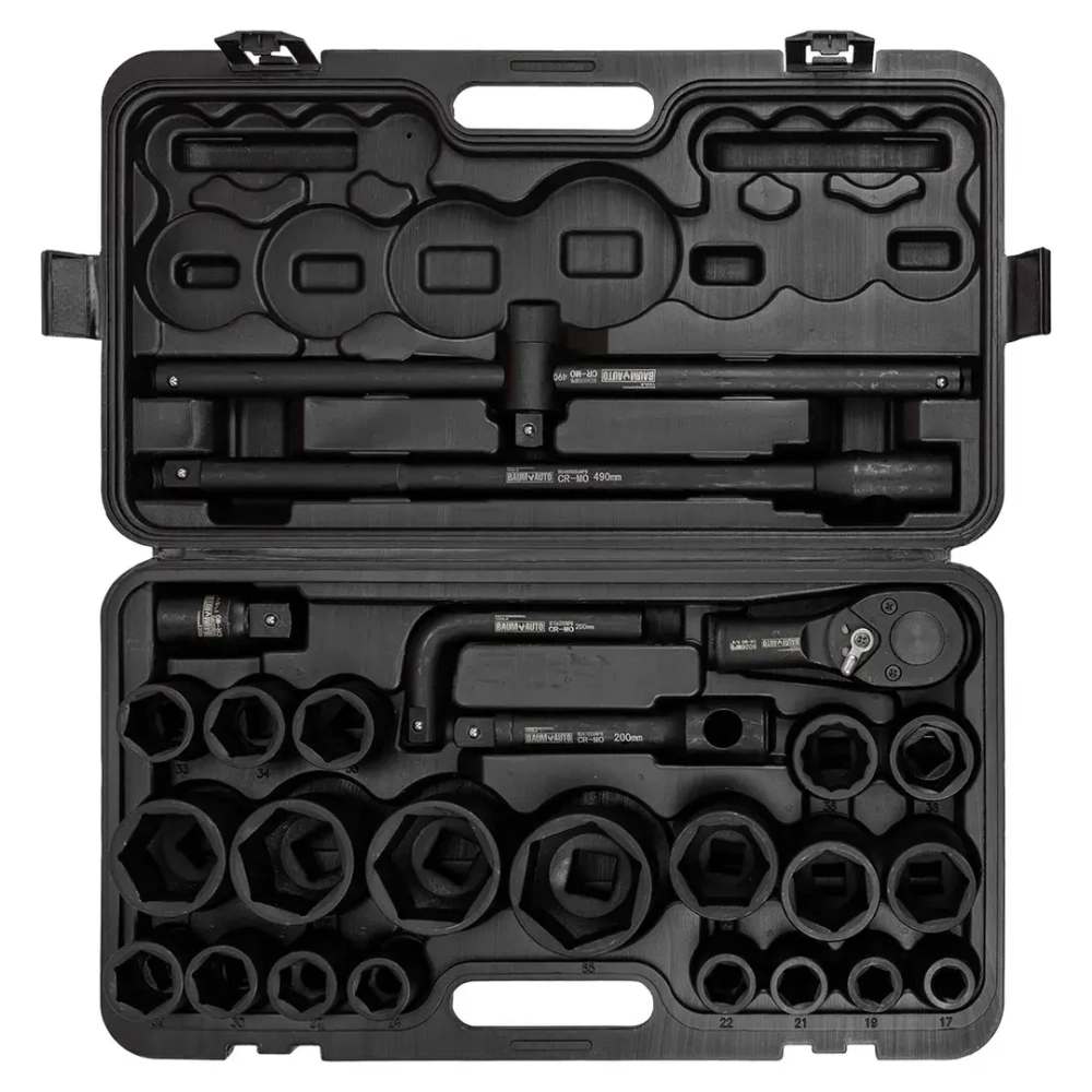 Набор инструментов ударных 26пр. 3/4''(6гр.) BaumAuto##Baum Auto BM-68262-5MPB