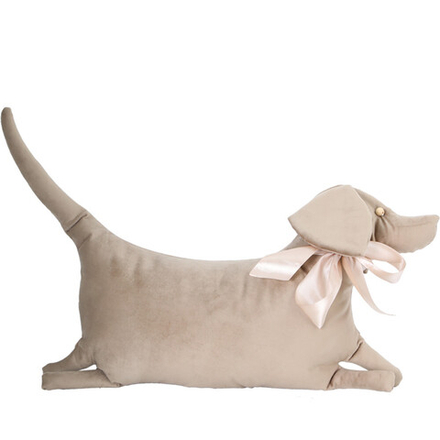 Подушка декоративная Собака Бетти Беж