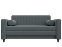 Диван прямой Лига-070 РОГОЖКА Амур 07 серый