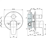 Смеситель Ideal Standard  CERAPLAN III A6383AA для ванны/душа