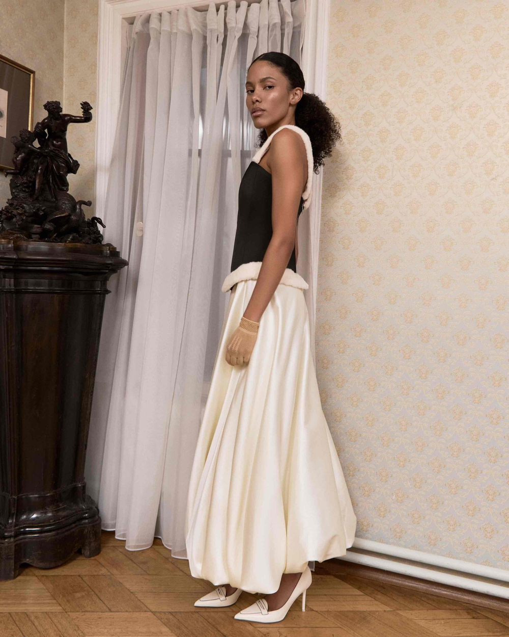 Юбка-баллон макси