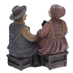 GAEM Фигурка декоративная "Бабушка с дедушкой", L11,5 W9 H12 см, 2в.
