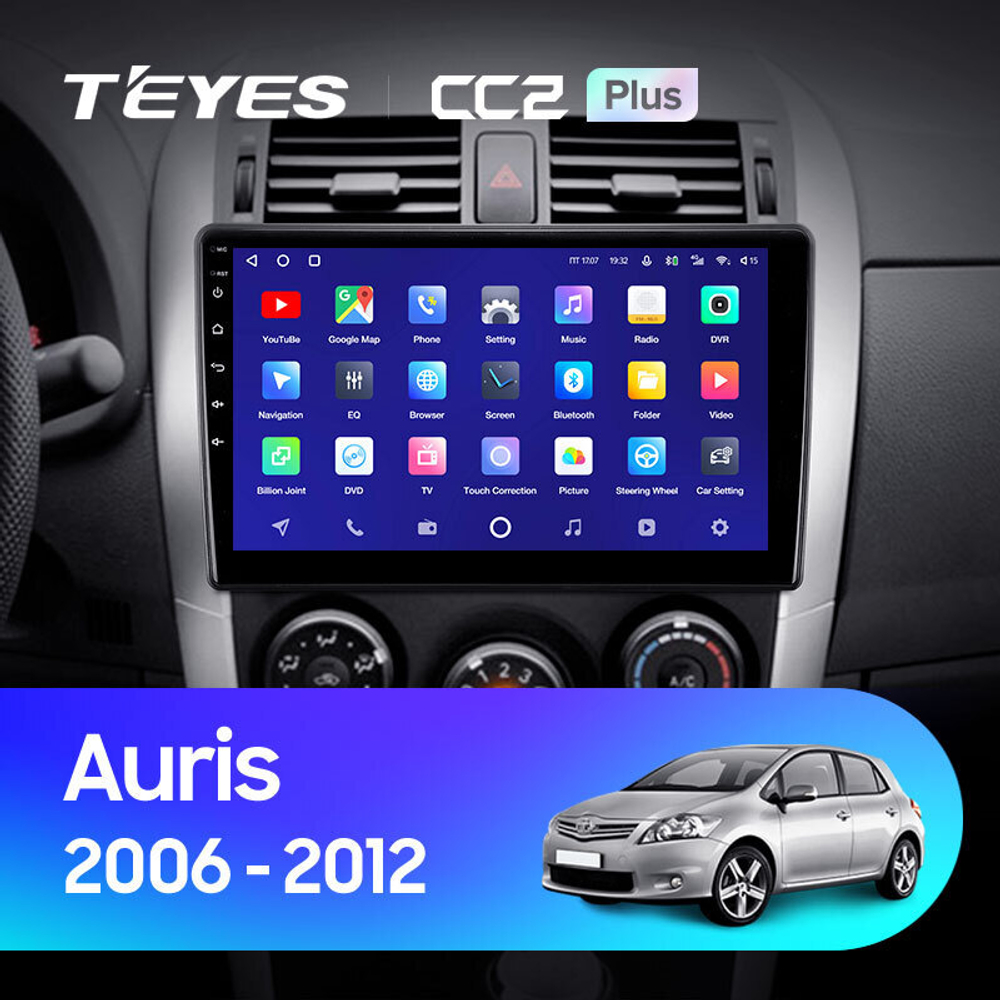 Teyes CC2 Plus 9" для Toyota Auris 2006-2012