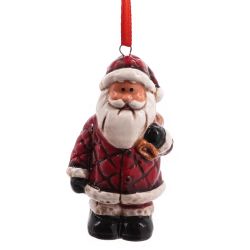GAEM Украшение новогоднее "Снеговик/Дед Мороз", L5,5 W4 H8,5 см, 6в.