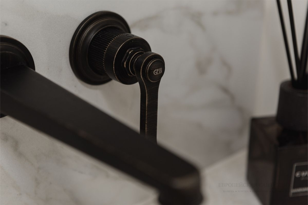 Смеситель Gessi Venti20, настенный, на 1 выход, встраиваемый, цвет Chrome