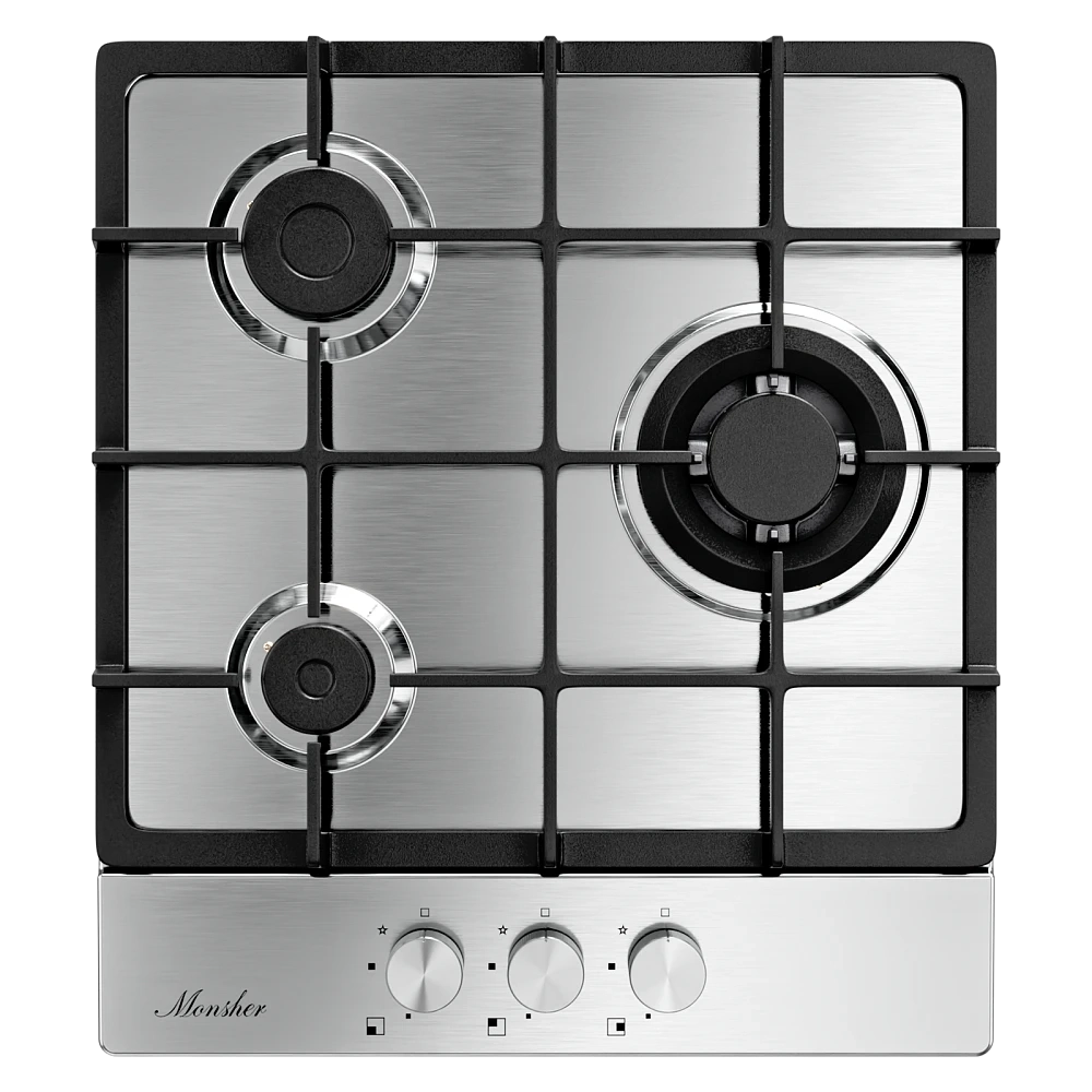 Встраиваемая газовая варочная панель Monsher MSG 43 Acier