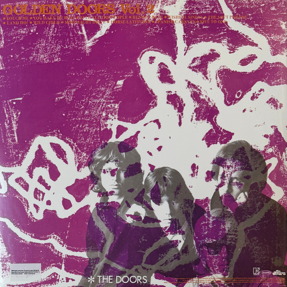 The Doors ‎– Golden Doors Vol. 2 (Европа 2025г.) Purple Т