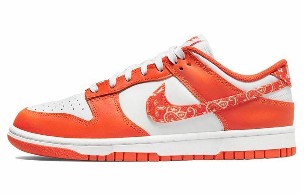 Кроссовки Nike Dunk Low Ess "Orange Paisley" (Женская размерная сетка)