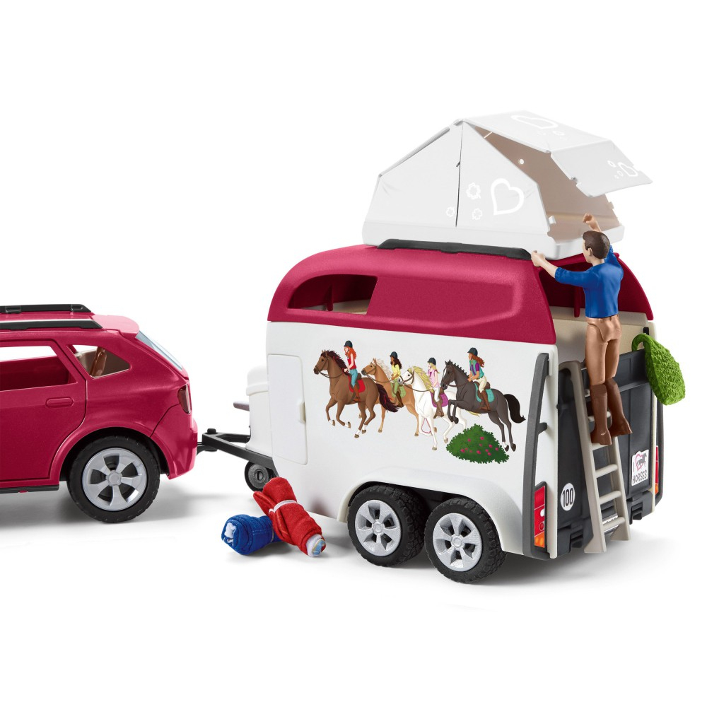 Schleich S 42535 — Игровой набор автомобиль с прицепом Horse Club — фото 5