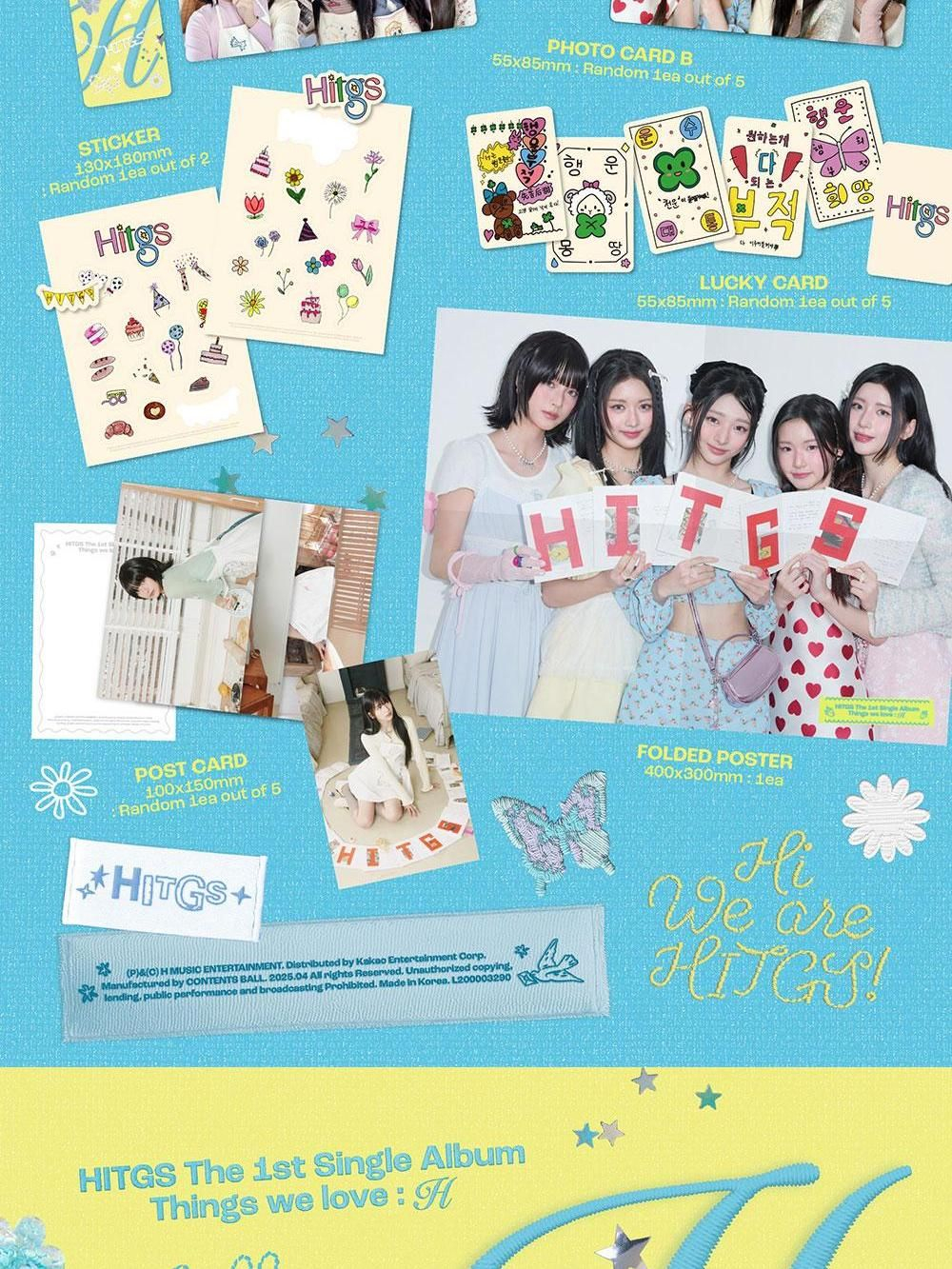 Альбом HITGS - THINGS WE LOVE : H 1st Single Album RANDOM Version