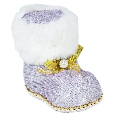 Новогоднее украшение Сапожок 8см