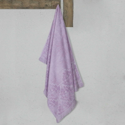 Полотенце 70х140 Arya home Elba лиловое