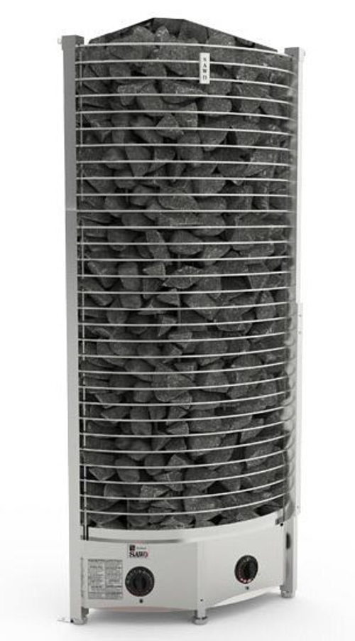 Электрическая печь SAWO TOWER TH3-45NB-CNR-P (4,5 кВт, встроенный пульт, угловая)