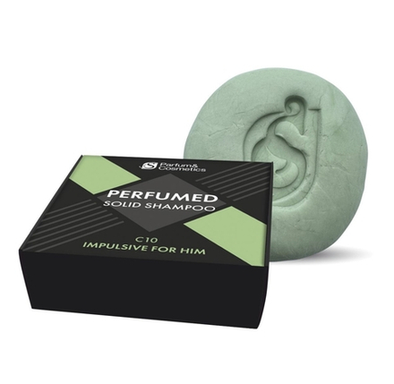 ПАРФЮМИРОВАННЫЙ ТВЕРДЫЙ ШАМПУНЬ "IMPULSIVE FOR HIM" РУЧНОЙ РАБОТЫ