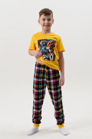 Пижама с брюками для мальчика Киборг с коротким рукавом
