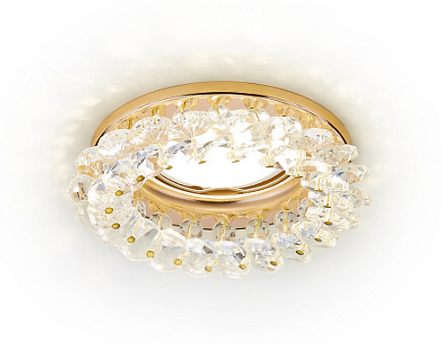 Встраиваемый точечный светильник K206 CL/G золото/прозрачный MR16