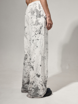 Джоггеры с окрашиванием "Березка". Экрю