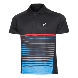 Мужское теннисное поло Australian Ace Stampa Polo Men - Black, Blue