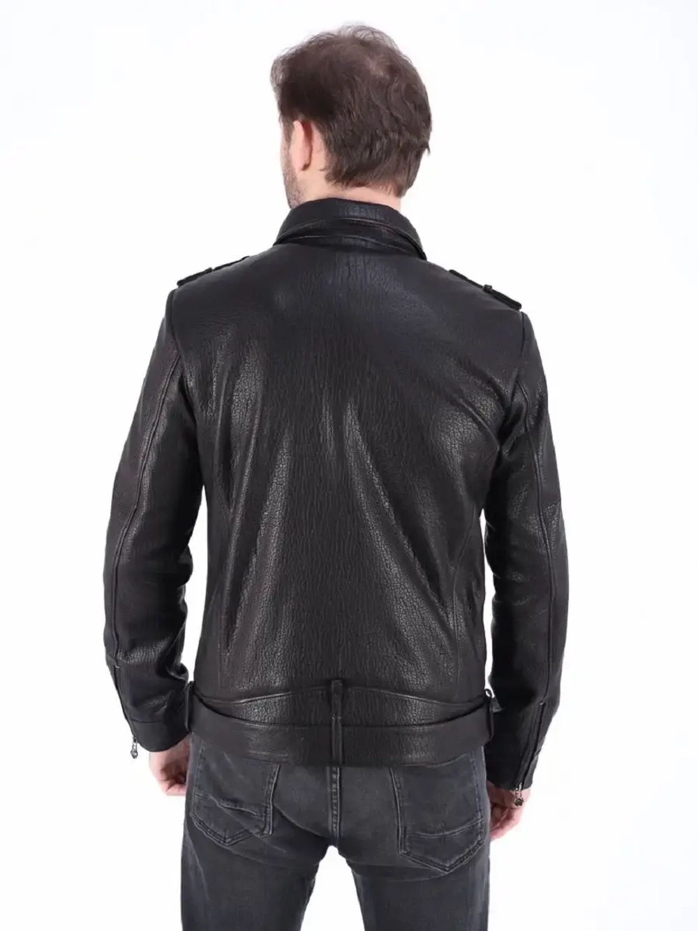 Косуха мужская  кожаная,  куртка мужская