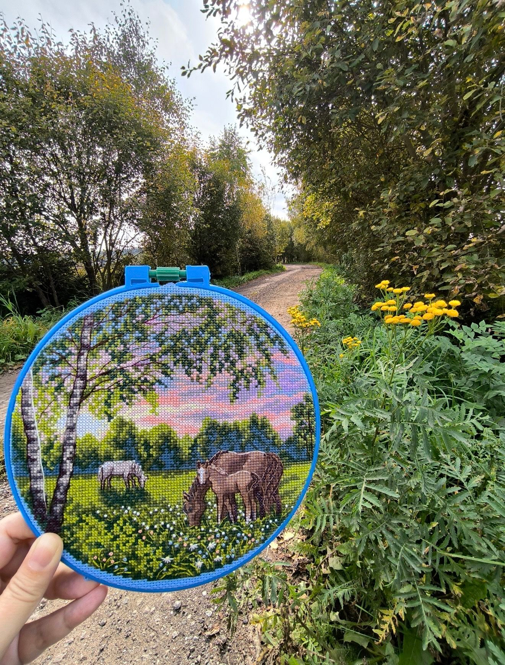 Набор для вышивания крестом Искусница "Раннее утро"