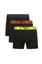 Трусики-боксеры 3шт. Emporio Armani - черный(111473 3F715)