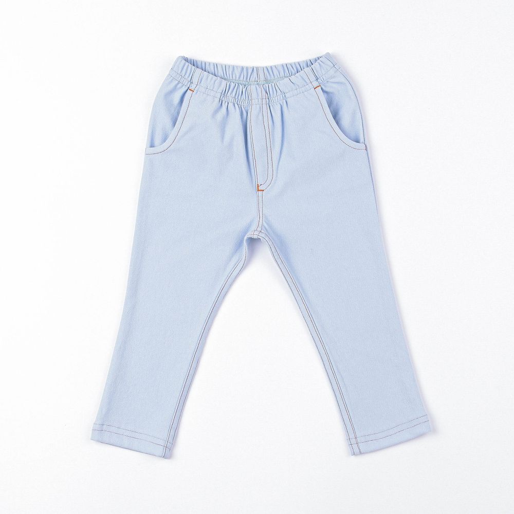 Чиносы из джинскота "Светлый деним"