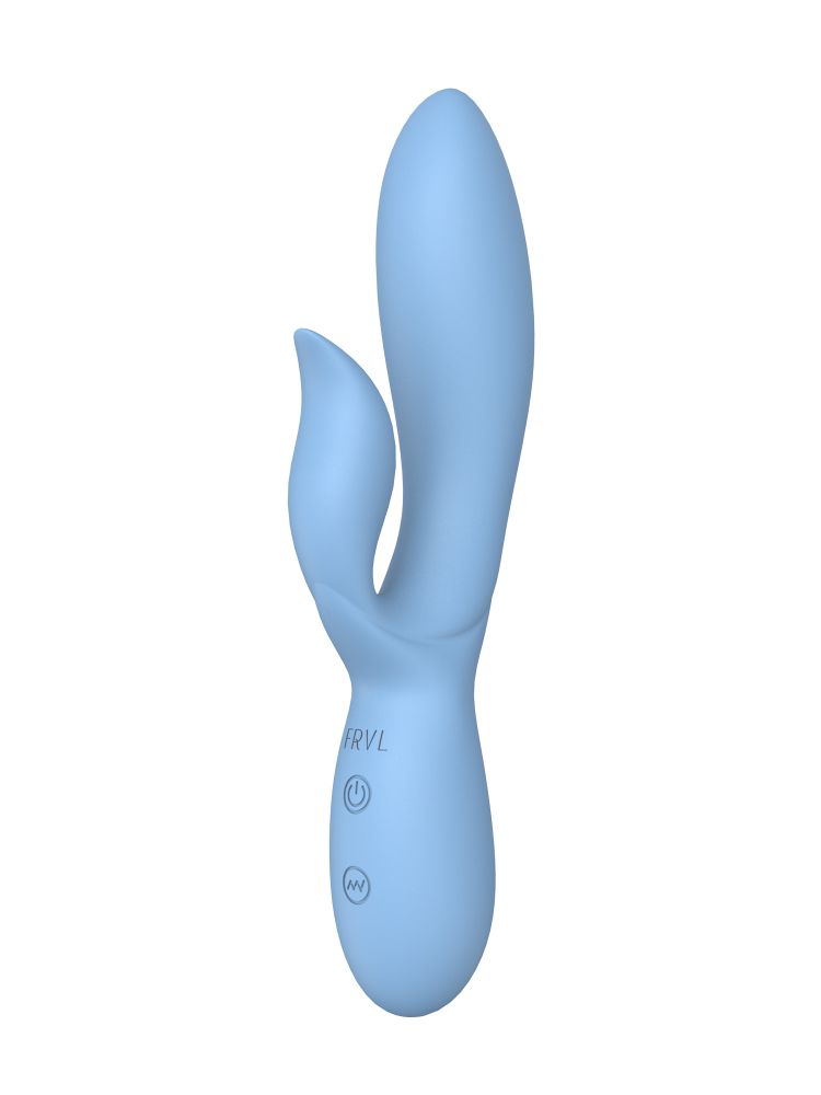 Вибратор кролик из жидкого силикона Isida, цвет небесно-голубой (INFINITE) (One Size)