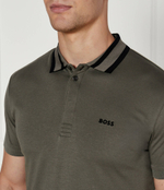 Поло Paule BOSS GREEN - хаки(50525172)
