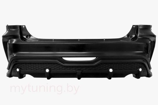 Задний бампер XMUG под раздвоенный выхлоп для Lada Vesta \ Vesta SW