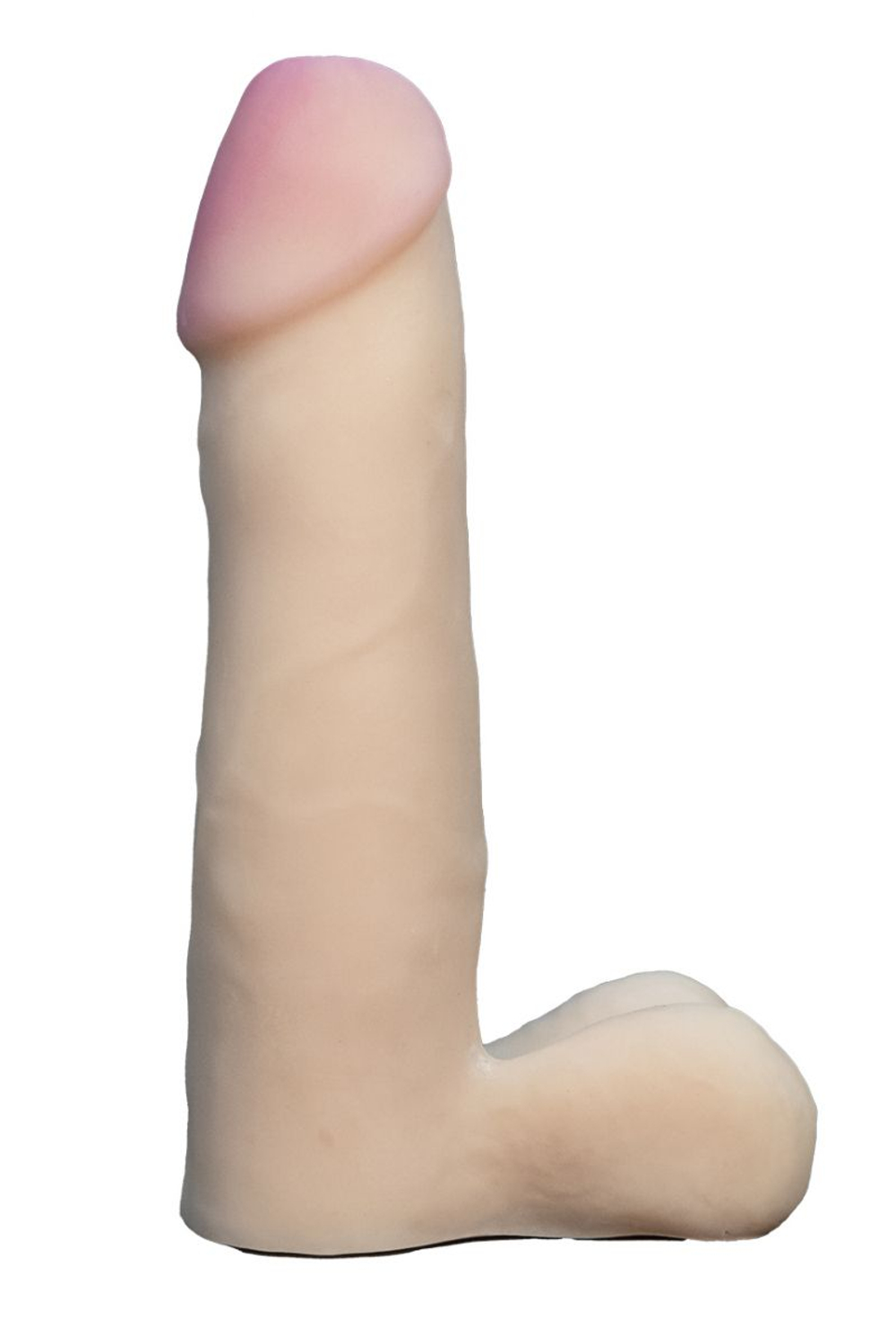 Телесная насадка Harness из неоскин с мошонкой - 17 см. (Цвет: телесный)