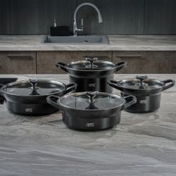 Кастрюля-сотейник из литого алюминия Gipfel Azul Black 51921 26 см/3,7 л