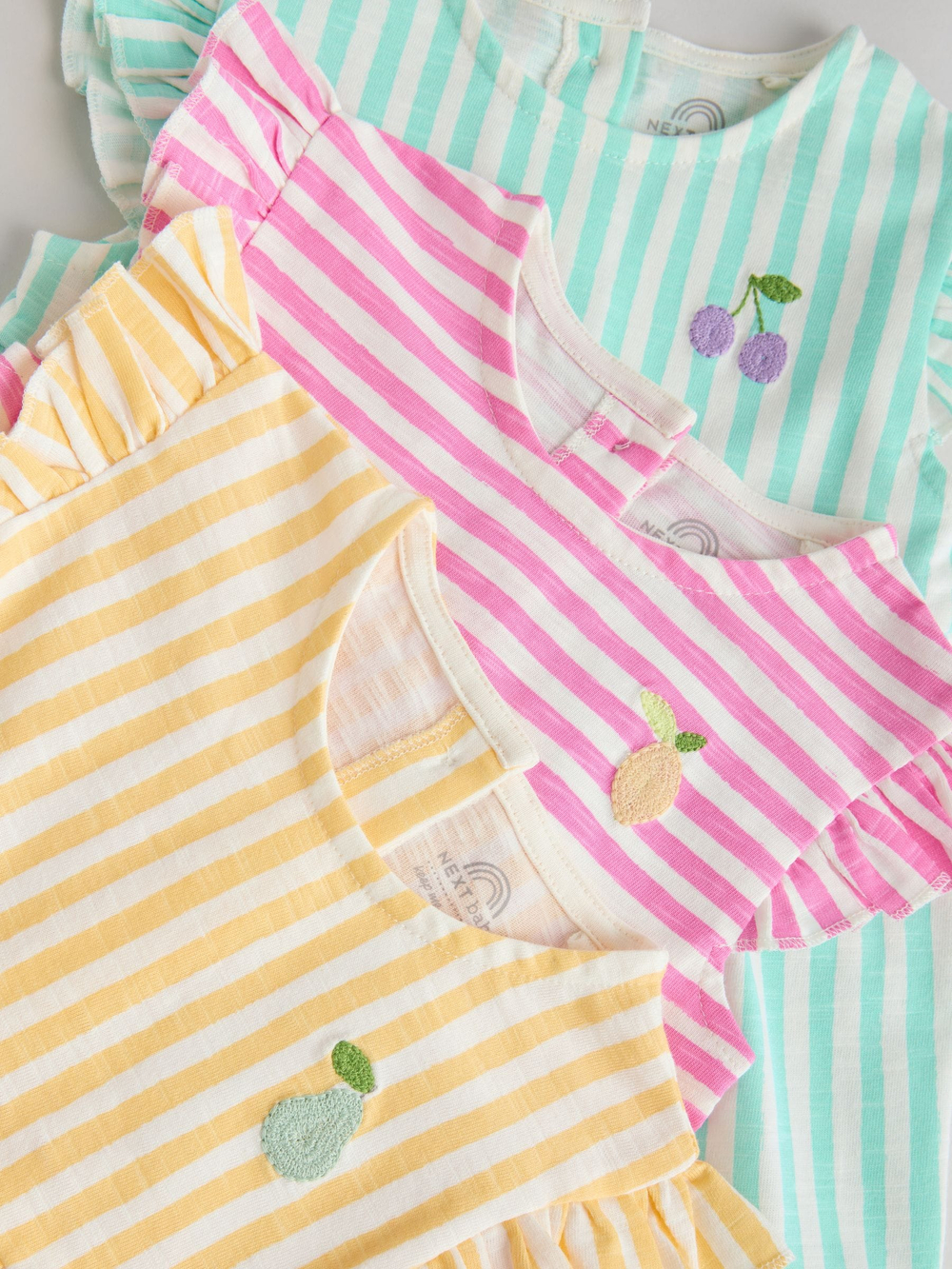 Песочник для малышей Next H53-749, 3 шт., Желтый, Розовый, Салатовый