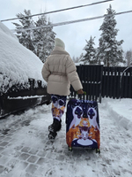 Чехол для чемодана принт Кошки и сливки