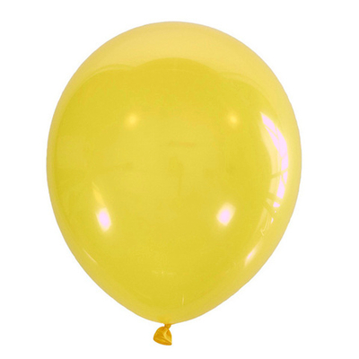 Воздушные шары с гелием и обработкой Декоратор YELLOW Желтый 041 12"/30 см