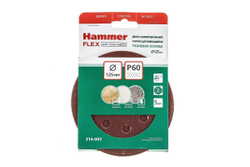 Круг шлиф. самосцепляющийся HAMMER 214-002 125мм P60 8отв.