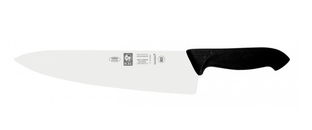 Нож поварской "Шеф" 25см, черный HORECA PRIME