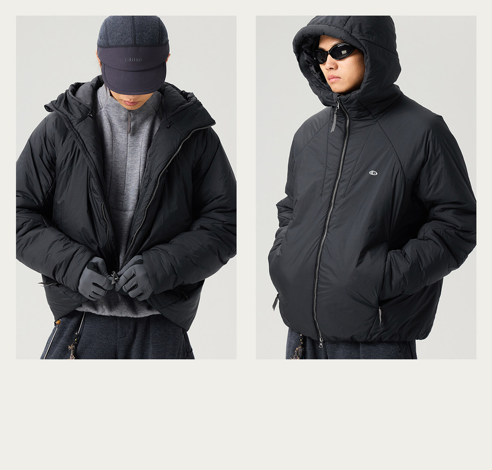 Куртка Nothomme Blue Black Label Thick Padded Hooded Jacket with PrimaLoft® Insulation