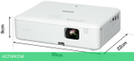 Проектор Epson CO-W01 (V11HA86040)