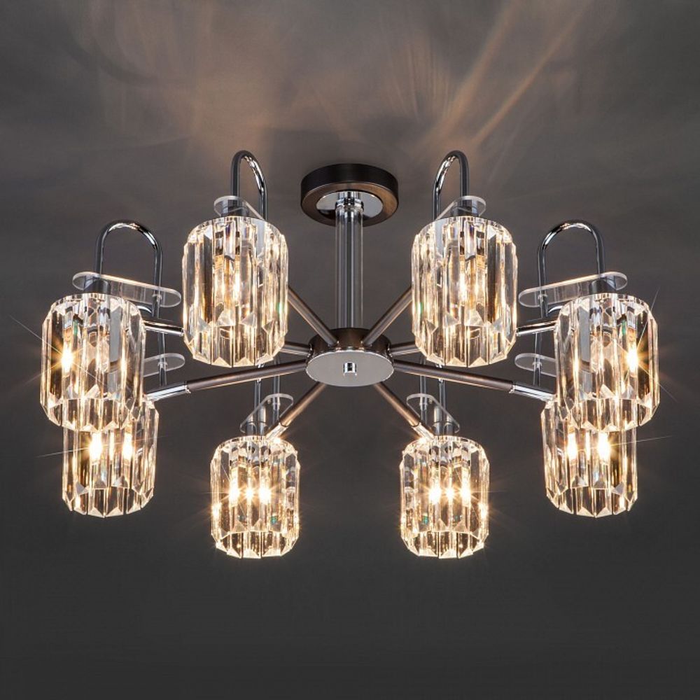 Люстра на штанге Eurosvet Tenia 70090/8 графит