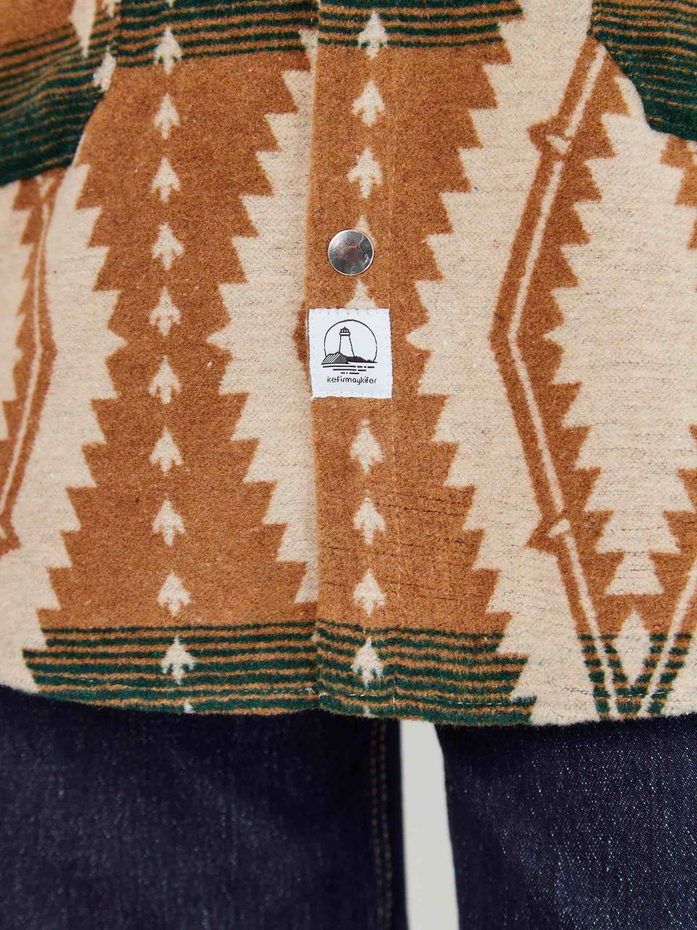 Рубашка Kefirmaykifer Оверсайз Этно скандинавия