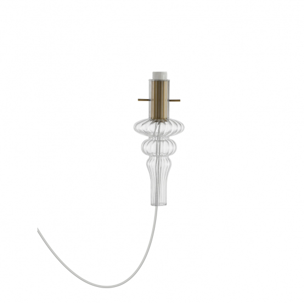 Glass DL20751 Clear Brass