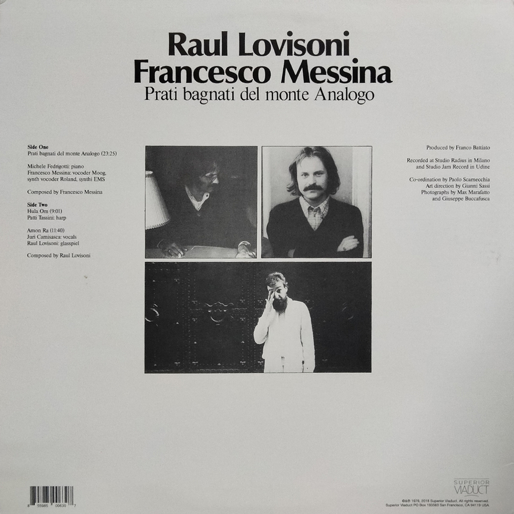 Raul Lovisoni, Francesco Messina / Prati Bagnati Del Monte Analogo (LP)