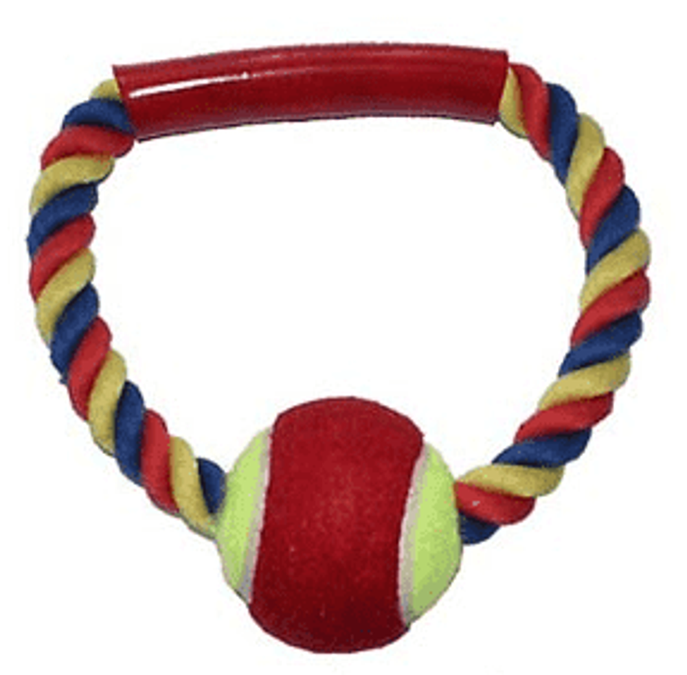 ИГРУШКА &quot;АПОРТ С РУЧКОЙ КОЛЬЦО С МЯЧОМ&quot; R1068 (К-Й)